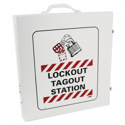 NMC LOC Lockout Tagout Station, White