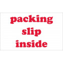 NMC LR23AL Packing Slip Inside Label, Shipping & Packing, Red On White, 3" x 5", PS Paper, 500/Roll