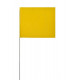 NMC MF21 Marking Flags, 4" x 5", 21" Wire Staff, Plastic, 1000/Case