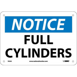 NMC N26 Notice, Full Cylinders Sign