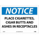 NMC N329 Notice, Smoking General Safety Sign, 10" x 14"
