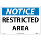 NMC N337 Notice, Restricted Area Sign