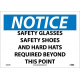 NMC N340 Notice, PPE Wear Required Sign, 10" x 14"