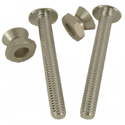 NMC NBTR Tamper Resistant Nut & Bolt Pack, Package Of 2 Bolts & 2 Nuts
