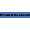 NMC BNPW Caution, Buried Non-Potable Water Line Below, Non-Detectable Underground Tape