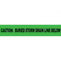 NMC GSD Caution, Buried Storm Drain Below, Non-Detectable Underground Tape
