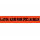 NMC OFBO Caution, Buried Fiber Optic Line Below, Non-Detectable Underground Tape