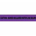 NMC PRW Caution, Buried Reclaimed Water Line Below, Non-Detectable Underground Tape