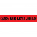 NMC RE Caution, Buried Electric Line Below, Non-Detectable Underground Tape, Red