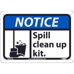 NMC NGA30 Notice, Spill Clean Up Kit Sign