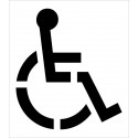 NMC PMS50 Handicap Symbol Parking Lot Stencil, 39" x 34"