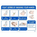 NMC PST Fight Germs By Washing Your Hands Poster