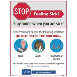 NMC PST Stay Home When You Are Sick Poster