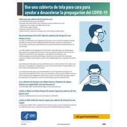 NMC PST Use Of Cloth Face Coverings Poster, Spanish