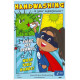 NMC PST165PP Handwashing Is Your Superpower Poster, Girl, 18" x 12", Paper, 5/Pk
