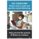 NMC PST171PP Do Your Part Poster, Student, 18" x 12", Paper, 5/Pk
