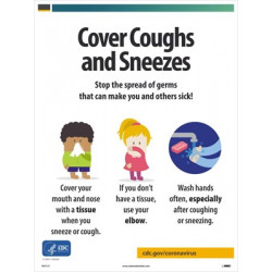 NMC PST Cover Coughs And Sneezes Poster