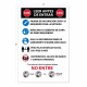 NMC PST184PPSP Stop Read Before Entering, Covid-19 Poster, Spanish, 18" x 12", Paper, 5/Pk