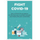 NMC PST187PP Fight Covid-19, Get A Vaccination Poster, 18" x 12", Paper, 5/Pk