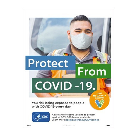NMC PST Protect From Covid-19 (Safety Worker) Poster