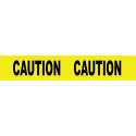 NMC PT1-2ML Caution, Barricade Tape, 2 Mil, 3" x 12000"
