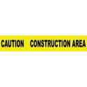NMC PT3-2ML Caution, Construction Area Barricade Tape, 2 Mil, 3" x 12000"