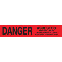 NMC PT30 Danger, Asbestos May Cause Cancer Barricade Tape, 3 Mil, 3" x 12000"