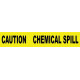NMC PT42 Caution, Chemical Spill Barricade Tape, 3 Mil, 3" x 12000"