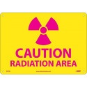 NMC R23 Caution, Radiation Area Sign (Graphic), 10" x 14"