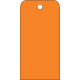 NMC RPT Blank Tag, Orange, 6" x 3", .015 Mil Unrippable Vinyl, 25/Pk