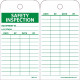 NMC RPT Safety Inspection Record Tag, 6" x 3", Unrippable Vinyl, 25/Pk