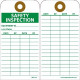 NMC RPT Safety Inspection Record Tag, 6" x 3", Unrippable Vinyl, 25/Pk