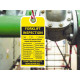 NMC RPT181ST Forklift Inspection Tag (Hole), 6" x 3", Synthetic Paper, 25/Pk
