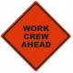 NMC RU Work Crew Ahead, Traffic Roll-Up Sign