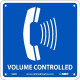 NMC S98 Volume Controlled Sign w/Graphic, 7" x 7"