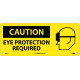 NMC SA101 Caution, Eye Protection Required Sign w/Graphic, 7" x 17"