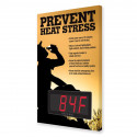 NMC SCK Digital Temperature Display Sign: Prevent Heat Stress, Aluminum Face