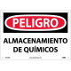 NMC SPD239 Danger, Chemical Storage Area Sign (Spanish), 10" x 14"