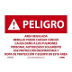 NMC SPD399 Danger, Regulated Area, Beryllium May Cause Cancer Sign (Spanish)