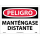 NMC SPD450 Danger, Keep Off Sign (Spanish), 10" x 14"