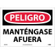 NMC SPD59 Danger, Keep Out Sign (Spanish), 10" x 14"