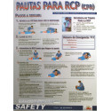 NMC SPPST004 CPR Guidelines Poster (Spanish), 18" x 24", Paper