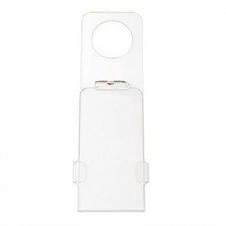 NMC STH1 Lockable Scaffold Tag Holder, 10" x 3", .063 Polycarbonate, Holds 6" x 3" Tag