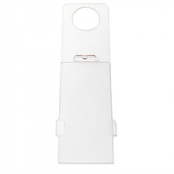 NMC STH2 Lockable Scaffold Tag Holder, 11.75" x 3.5", .063 Polycarbonate, Holds 7" x 3.5" Tag