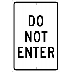 NMC TM1 Do Not Enter Sign