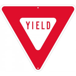 NMC TM124 Yield Sign, Triangle