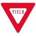 NMC TM124 Yield Sign, Triangle