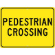 NMC TM163 Pedestrian Crossing Sign, 18" x 24"