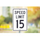 NMC TM19 Speed Limit 15 Sign