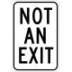 NMC TM22 Not An Exit Sign